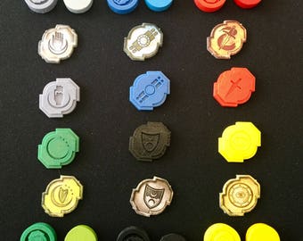 Lords of Waterdeep Building Tokens