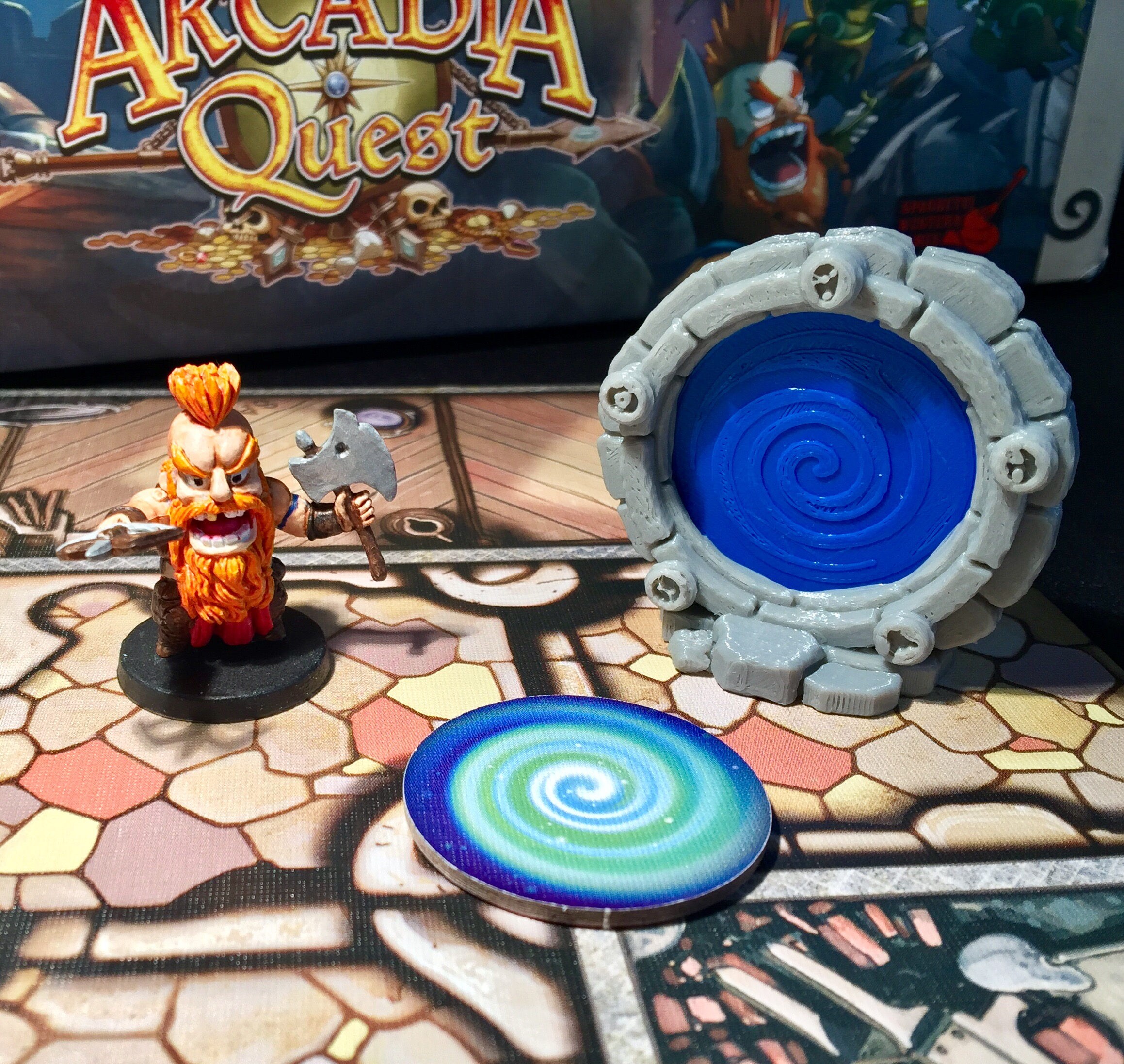 Arcadia Quest Portals with Optional Blue and Red Token Etsy