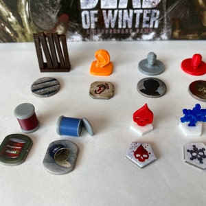 Dead of Winter Full Token Set Optional The Long Night Tokens Dead of Winter Only