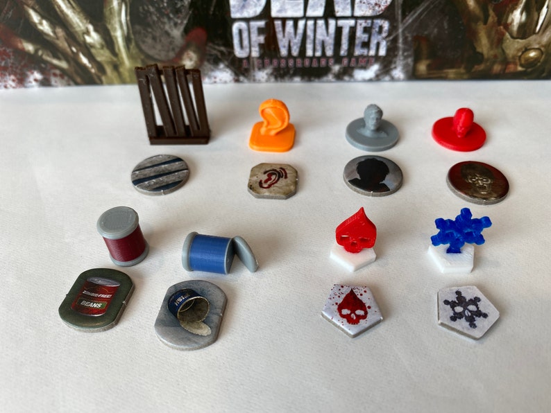 Dead of Winter Full Token Set Optional The Long Night Tokens Dead of Winter Only