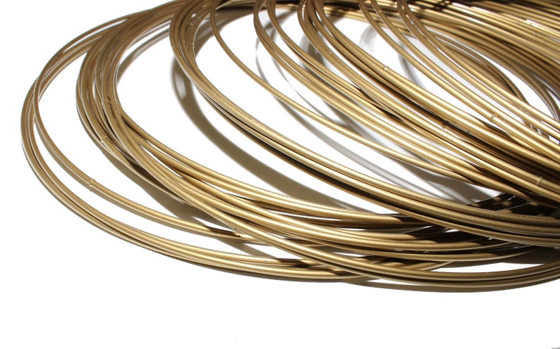 20 pieces Golden metal hoops for dream catchers image 4