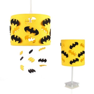 Set of lamps for kids BATMAN image 2