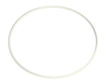 20 pieces White metal hoops for dream catchers