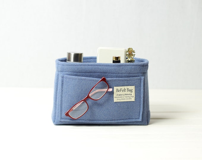 Organizer for bag dusty blue color
