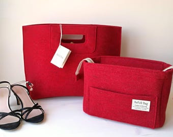 "Elena" handbag with organizer