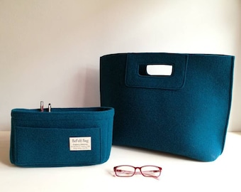 "Elena" handbag with organizer