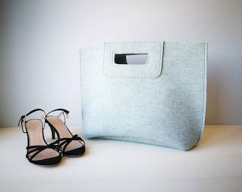 "Elena" handbag ice color
