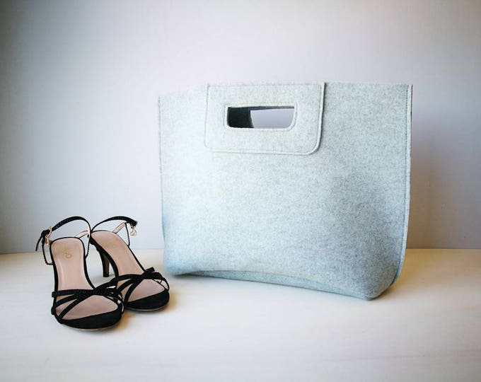 "Elena" handbag ice color