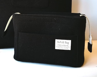 Organizer for bag with zip