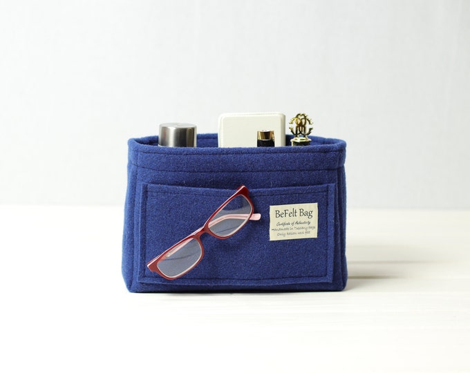 Organizer for bag blue royal color