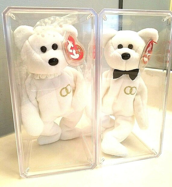 Ty Beanie Baby 2001 Mr And Mrs Bear Bride Groom Wedding Etsy