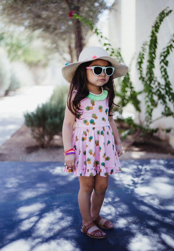 Pink pineapple dress cheap