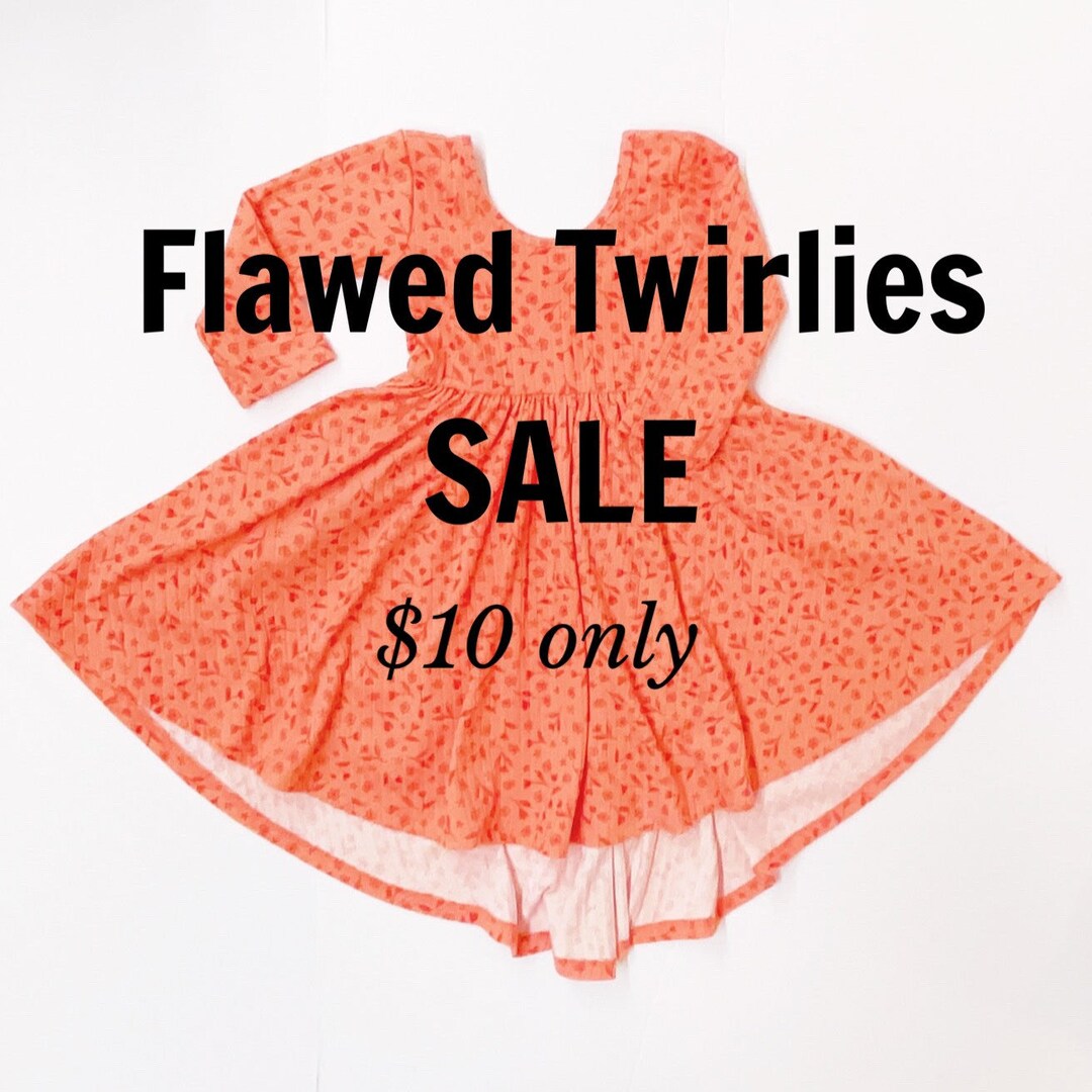 Coral Ditsy Floral Mini Dress – Tween Boutique Spring Dress (Ages 7–14)