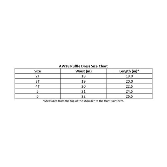 Hunter Toddler Size Chart