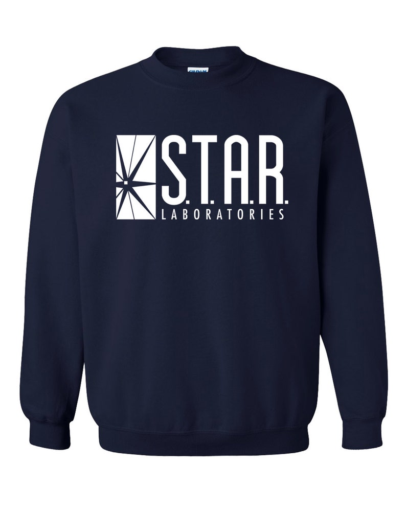 STAR Laboratories Shirt Crewneck Sweatshirt S.T.A.R. | Etsy