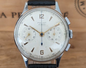 Poljot 3017 Strela - Pilot Chronograph - ultra-rare USSR hand-winding men's wristwatch