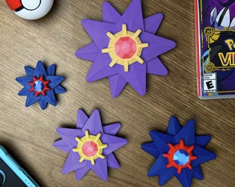 Starmie Fidget Spinner | 3D Printed Collectible Gamer Desk Toy