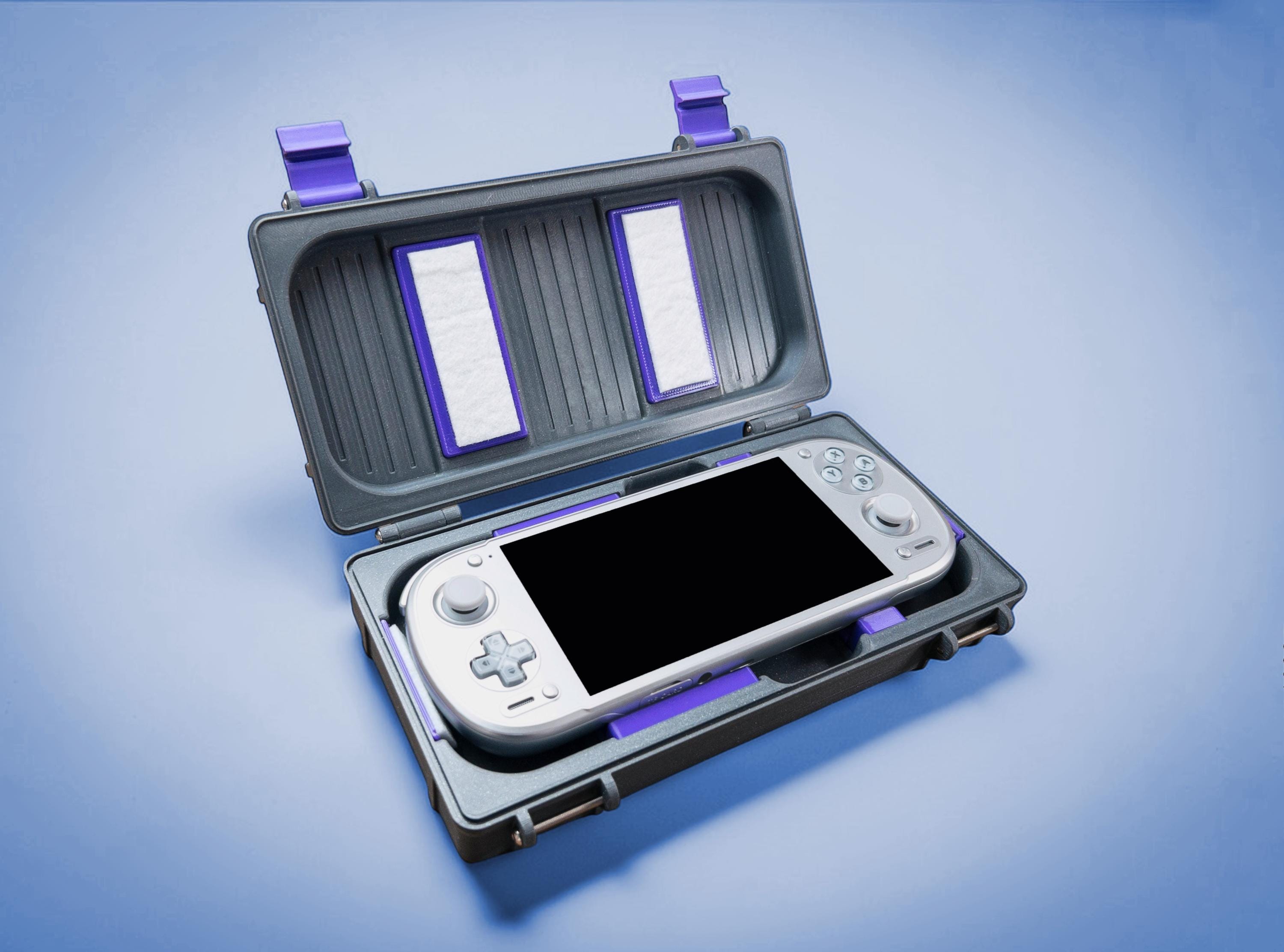 Retroid Pocket 6 頑丈ケース - フェルトとTPU保護を備えた旅行用