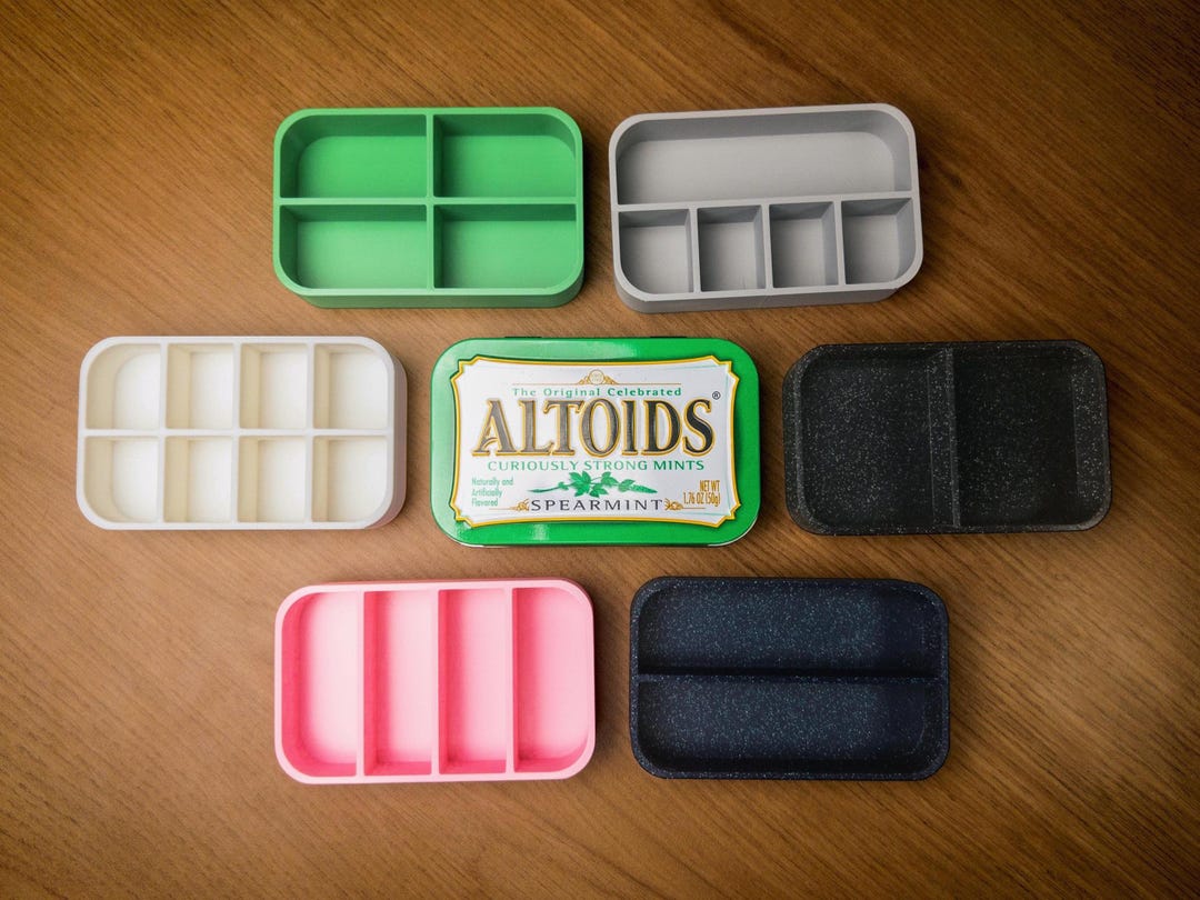 Altoids Organizer Tin Insert | Modular Pocket EDC Storage Kit for Home ...