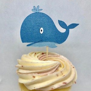 Whale Cupcake Topper