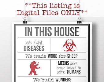 Printable Customized Hobby Game Wall Art~Custom Board Game Wall Art~Personalized Table Top Game DIGITAL FILE~Gift for Game Lover~Hobby Gamer