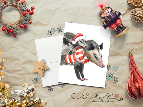 Baby Possum Greeting Card Baby Possum Greeting Card
