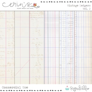 Digitale vintage papier ~ handgeschreven bekleed grootboek achtergronden ~ commercieel gebruik textuur ~ digitale scrapbooking ~ hoge kwaliteit CU ~ oude boekhoudpagina's