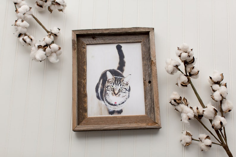 Custom Cat Watercolor Portrait~Cat Portrait~Watercolor Pet Portrait~Custom Pet Portrait~Gift for Pet Lover~Pet Memorial Portrait