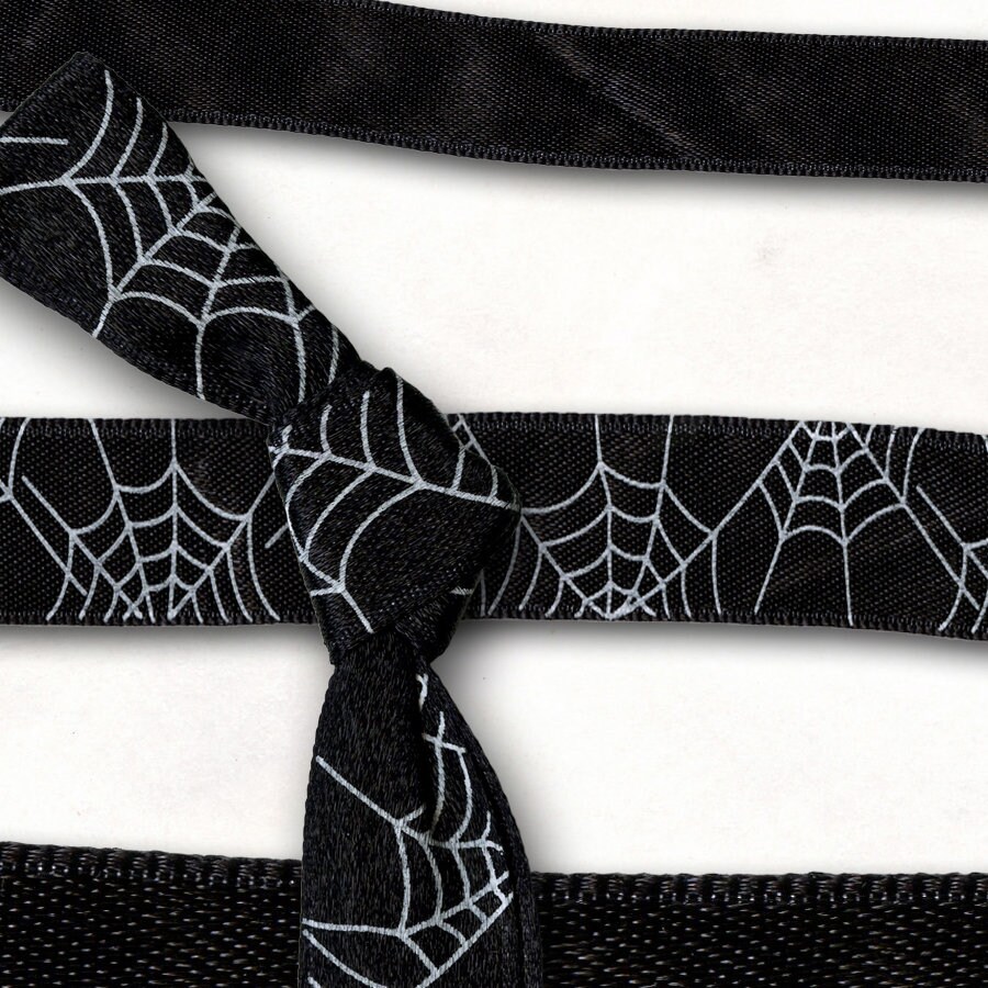 Spider Ribbon Spider Ribbons Vol. 1~digital Halloween Spider Web Trims in Black and ...