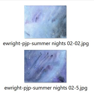 Printable Watercolor Night Sky Papers~junk Journal Printable Pages~summer Nights Galaxy Collage ...