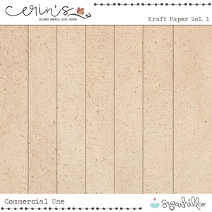 Papel Kraft Vol.1 ~ Textura de uso comercial ~ Sobreposição de textura digital ~ Cartolina Kraft ~ Papel para scrapbooking digital ~ Textura de papel Kraft ~ CU OK