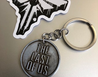 The Last of Us Part 1 Keyring | New The Last of Us Firefly keyring + TLOU Sticker | New Limited UK stock | TLOU Ellie Joel Keyring