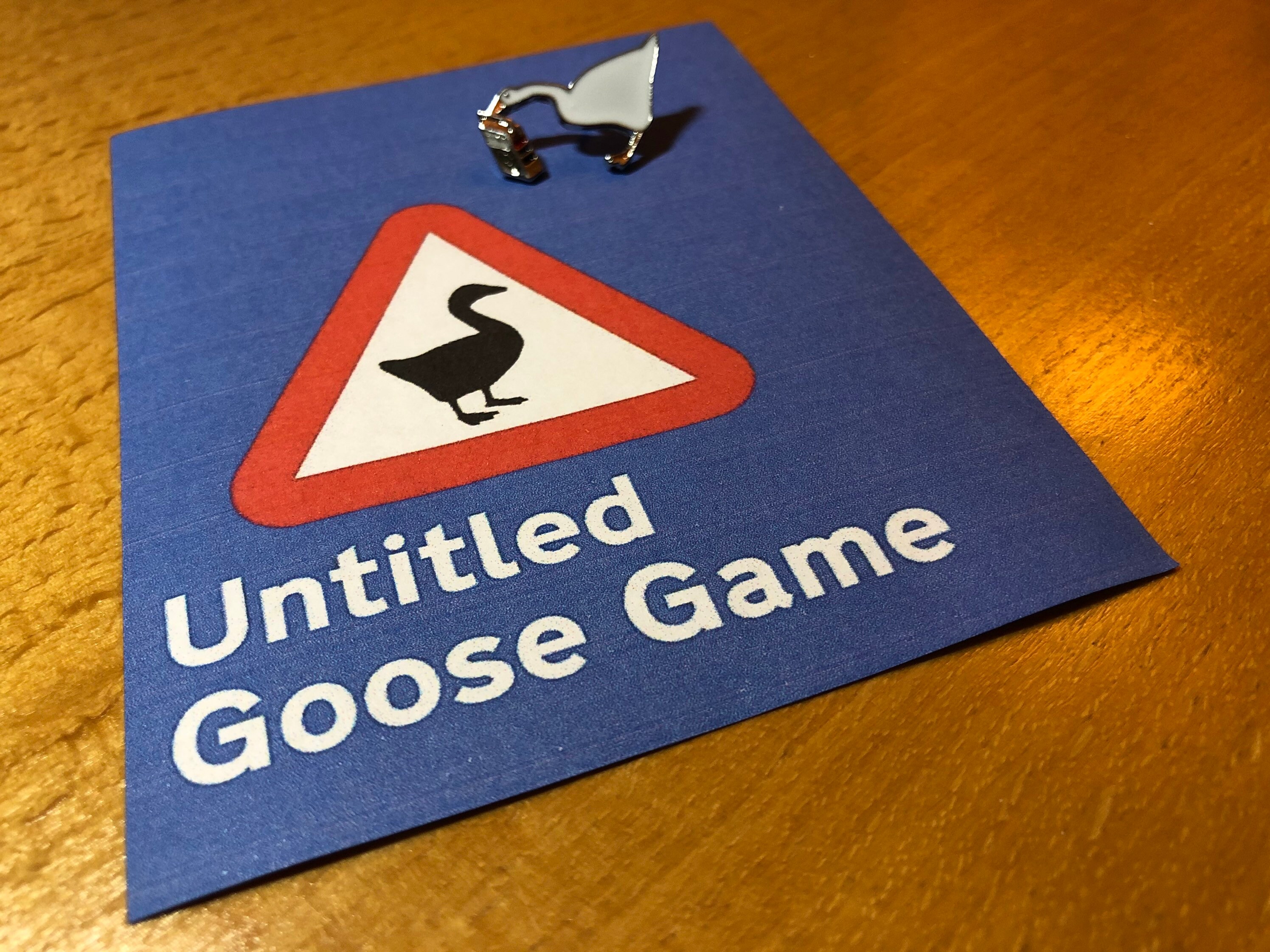 Untitled Goose Game GOOSE Pin Badge Radio version / NEW Goose Etsy