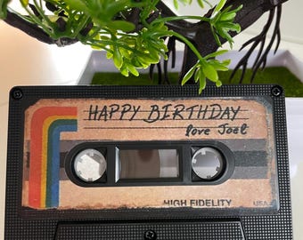 Game Inspired Birthday Cassette Tape: Ellie Vintage Style Replica Audio Tape