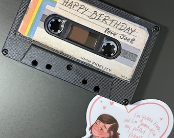 Cassette Happy Birthday : Love Joel, enregistrement audio (cadeau pour la Saint-Valentin)