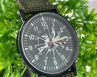 Game Inspired Broken Watch Cosplay Prop + stickers + prints...