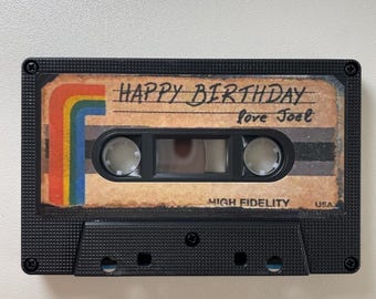 Game Inspired Birthday Cassette Tape: Apollo 11 Audio, cosplay Gift