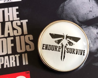 The Last of Us Part 1 Endure & Survive pin badge + TLOU sticker | New Firefly emblem cosplay pin badge…