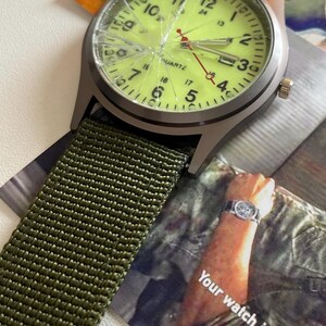 Game Inspired Broken Watch Cosplay Prop: Cracked Face, Mini Prints, Stickers image 10