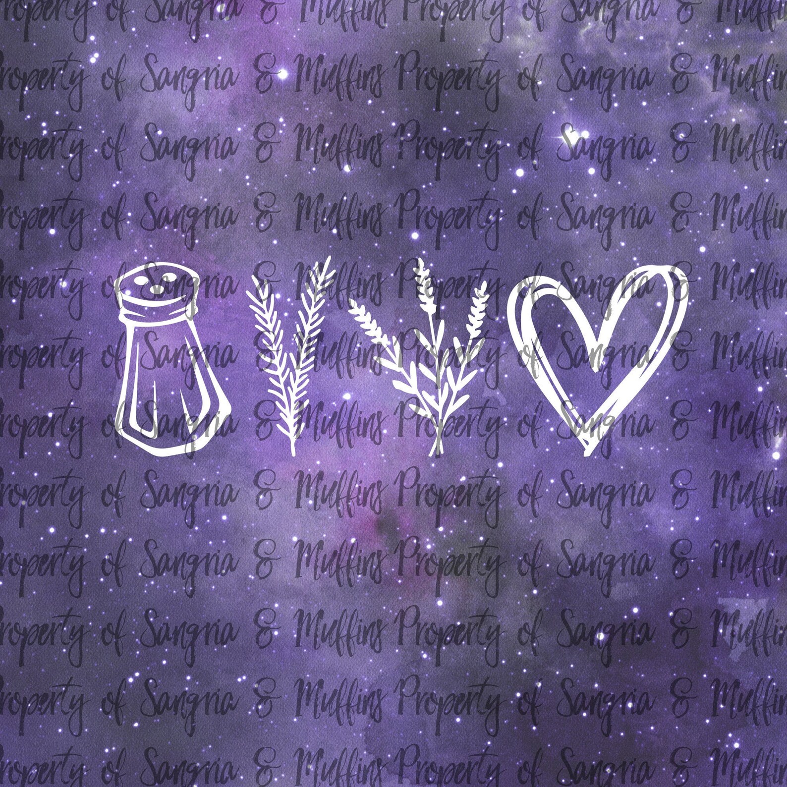 Salt Rosemary Lavender Love Decal Throw Salt Plant Rosemary Etsy