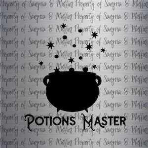 Instant potsticker: Potions Master Design - glanzende vinylsticker