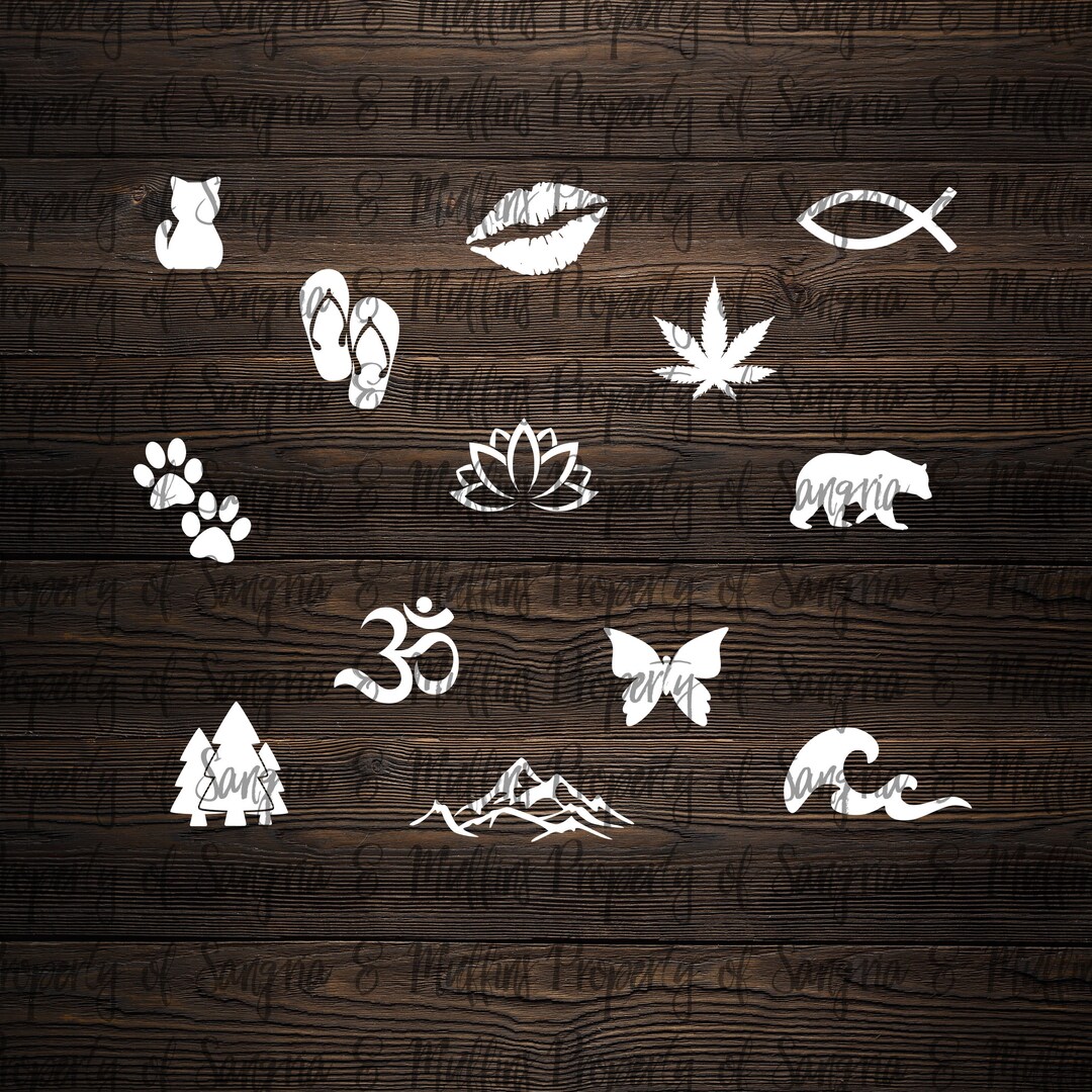 Micro Decals Small Decals Small Car Decals Window Decals Etsy