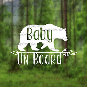 Baby On Board, Baby On Board decal, car decal, window, decal, kids on board decal, car decal, kids in car decal, van decal, SUV decal