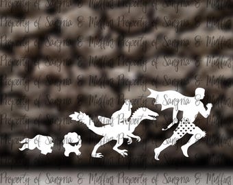 Dungeon Crawler Decal: Carl, Princess Donut, Mongo, Rend, Samantha