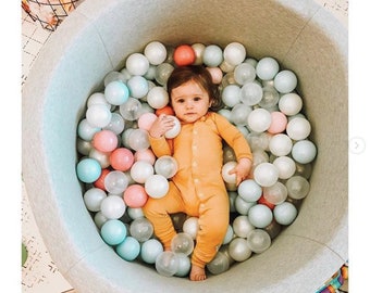 baby girl ball pit