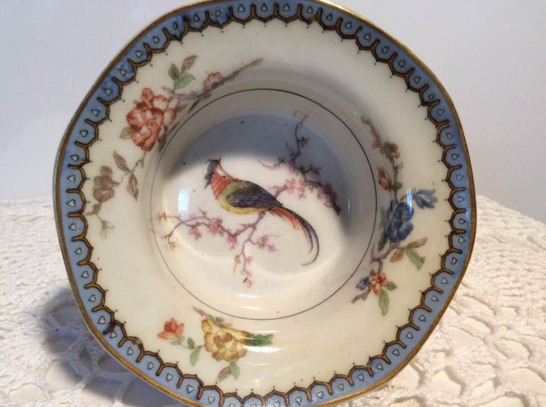Vintage Theodore Haviland Chambord Birds Dish made in France at NeedlesandPinsShop
