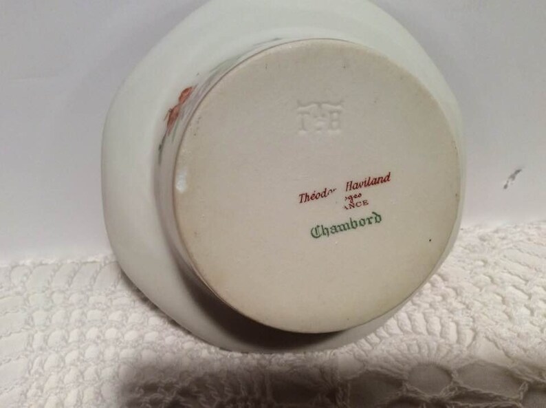 Vintage Theodore Haviland Chambord Birds Dish made in France at NeedlesandPinsShop