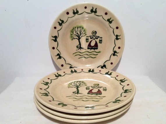 Rare Vintage - Metlox Poppy Trail - Homestead Provincial - Set of 