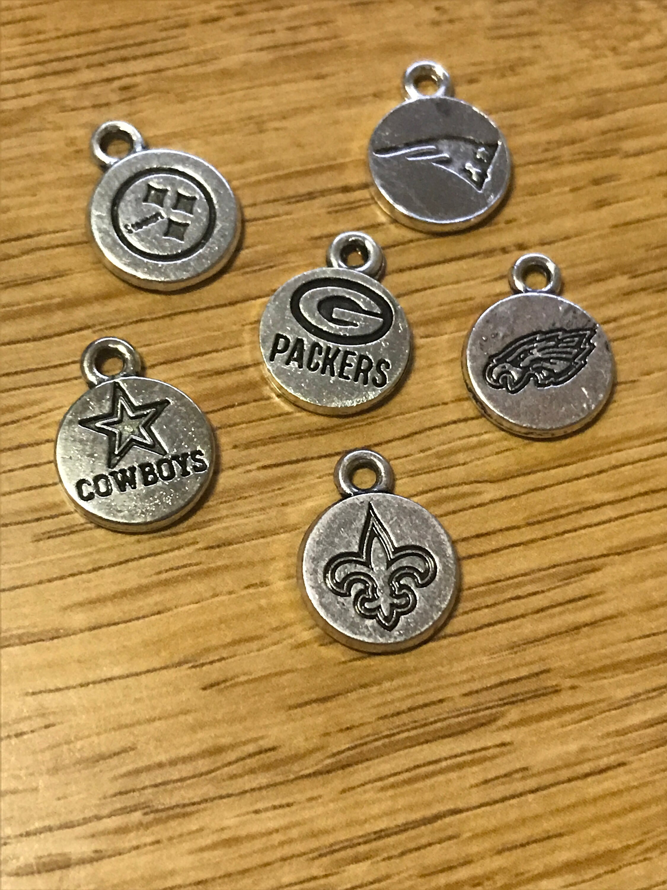 Football Team Charms/nfl football Etsy