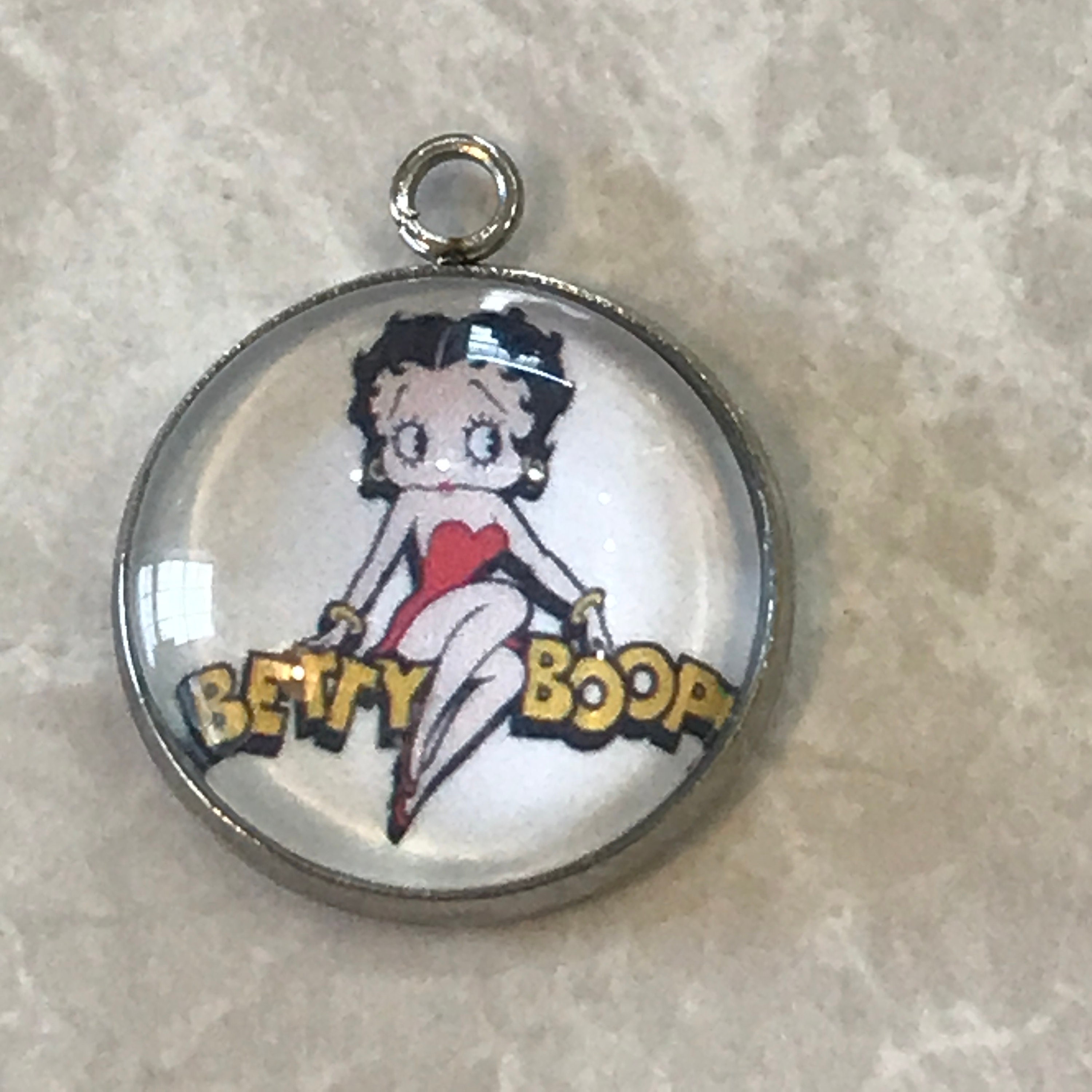 Choose your favourite Betty Boop Novelty Charm Pendant Bookmark Organza Bag 